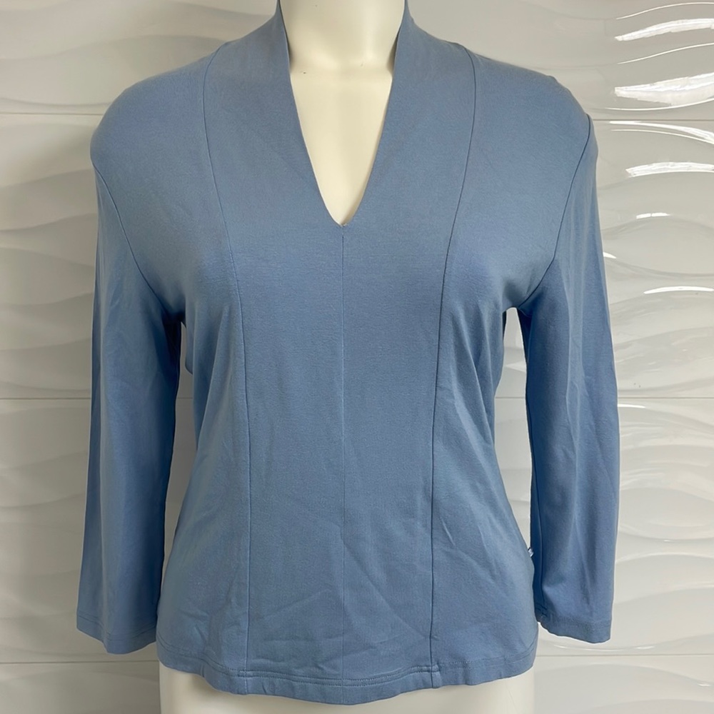 Aust Light Blue Top Size Large